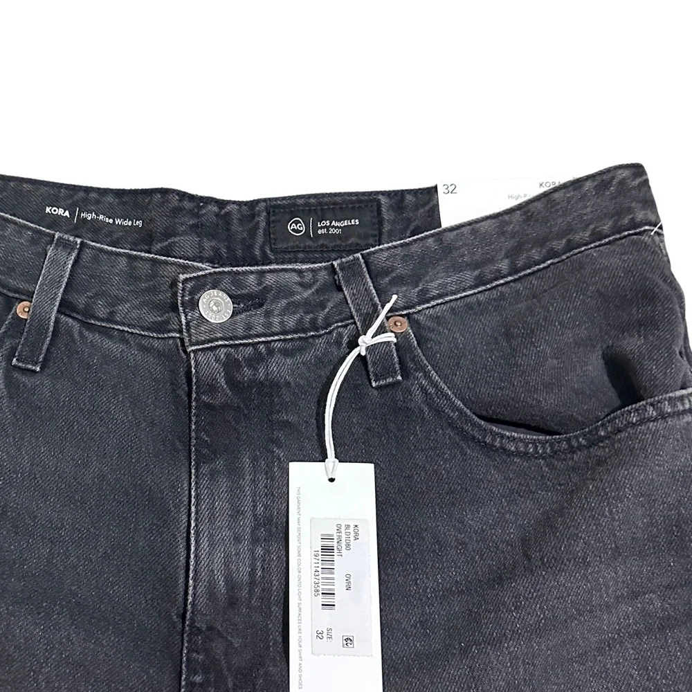 AG Kora high waist, wide leg jeans, sz 32 NWT - Picture 5 of 10